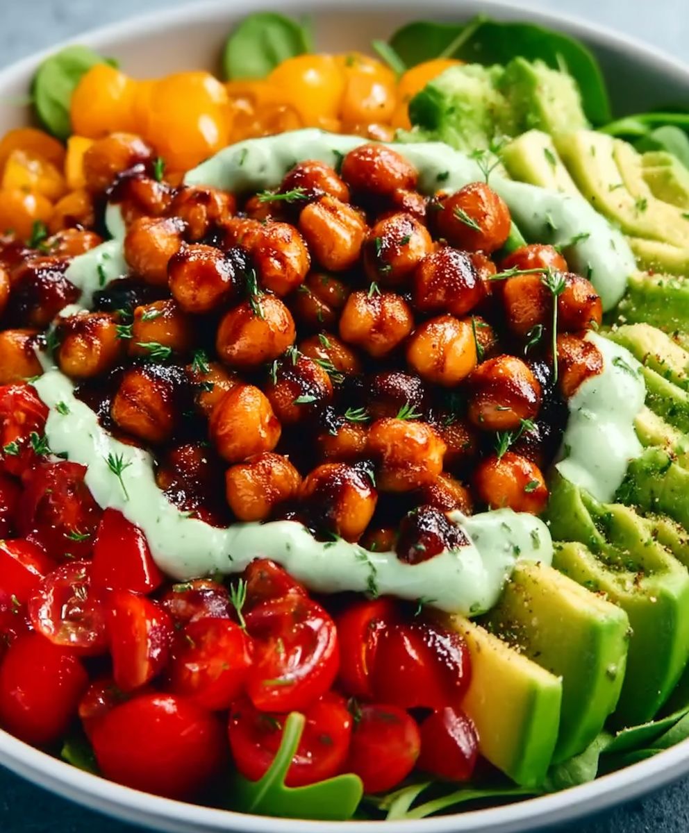 BBQ Chickpea Salad