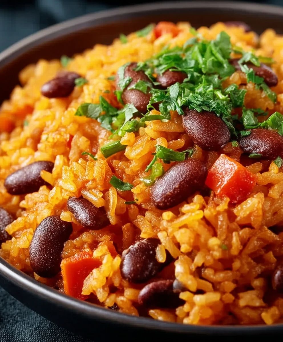 Spanish rice and beans