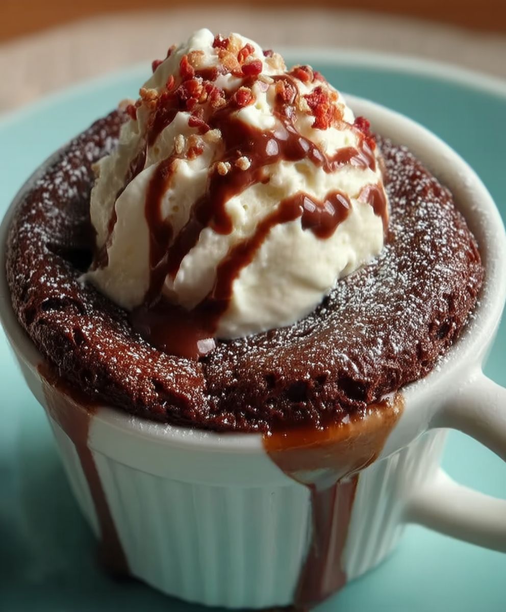 Microwave brownie cup