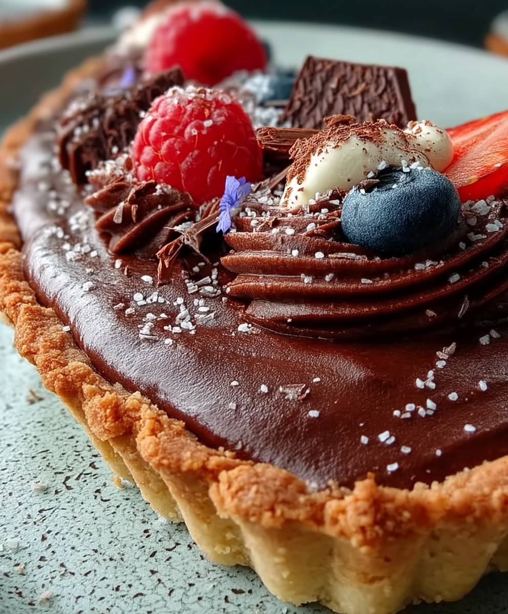 No bake Nutella tart