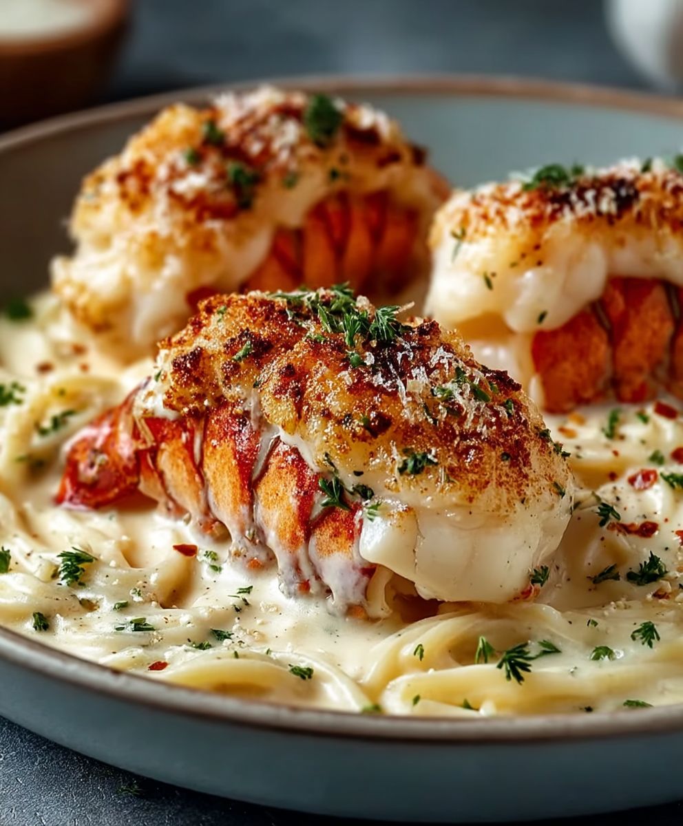 Garlic Parmesan Lobster Tails
