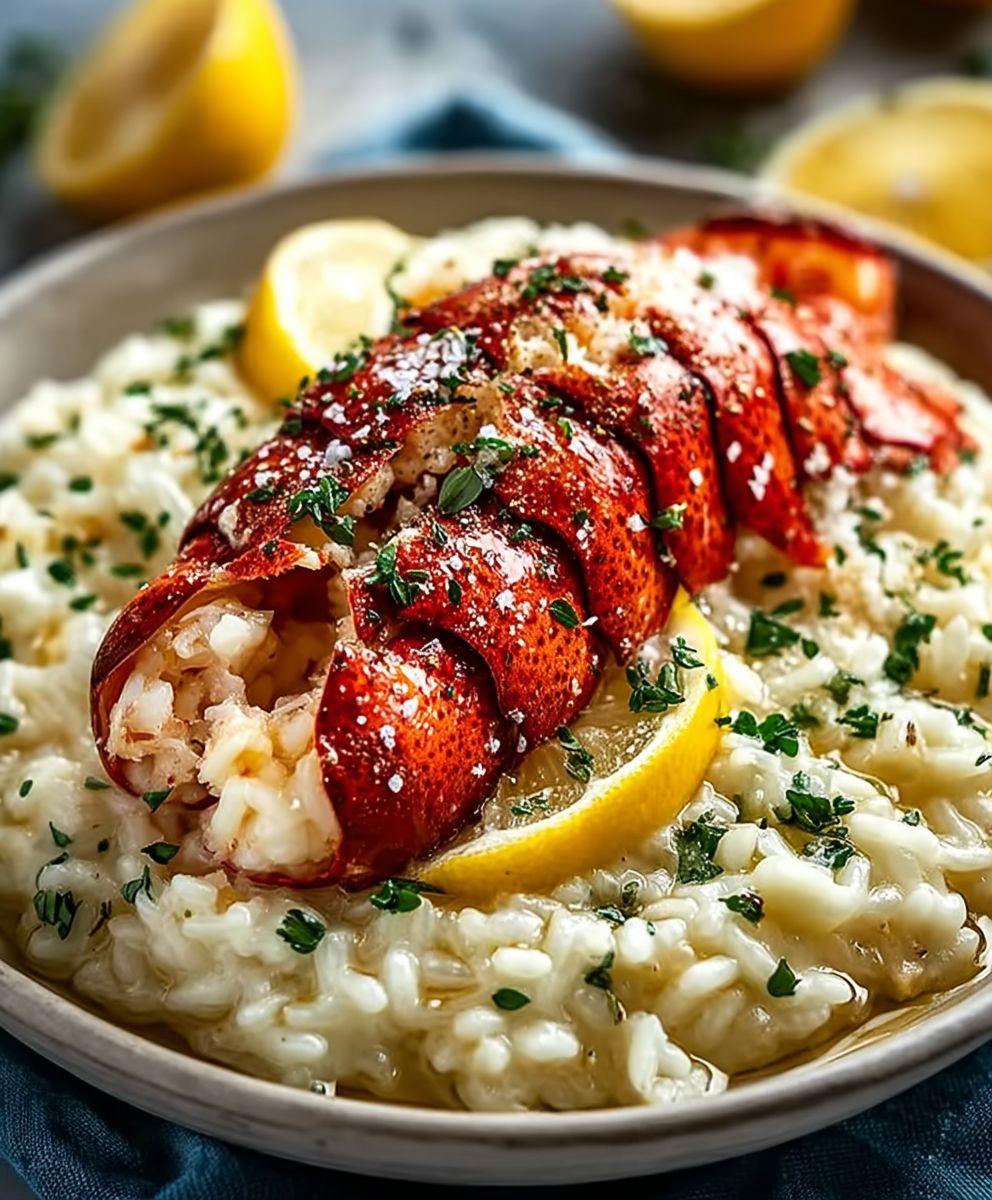 Lobster Risotto Lemon Thyme