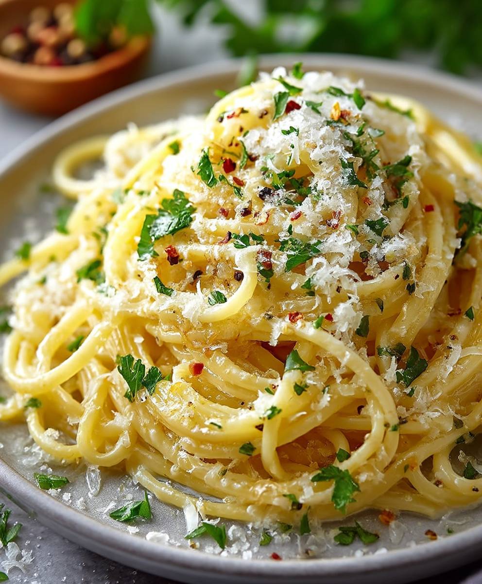 Garlic Parmesan Pasta