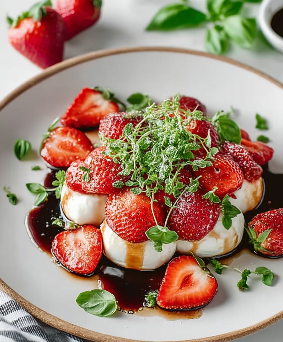 Strawberry Caprese Salad