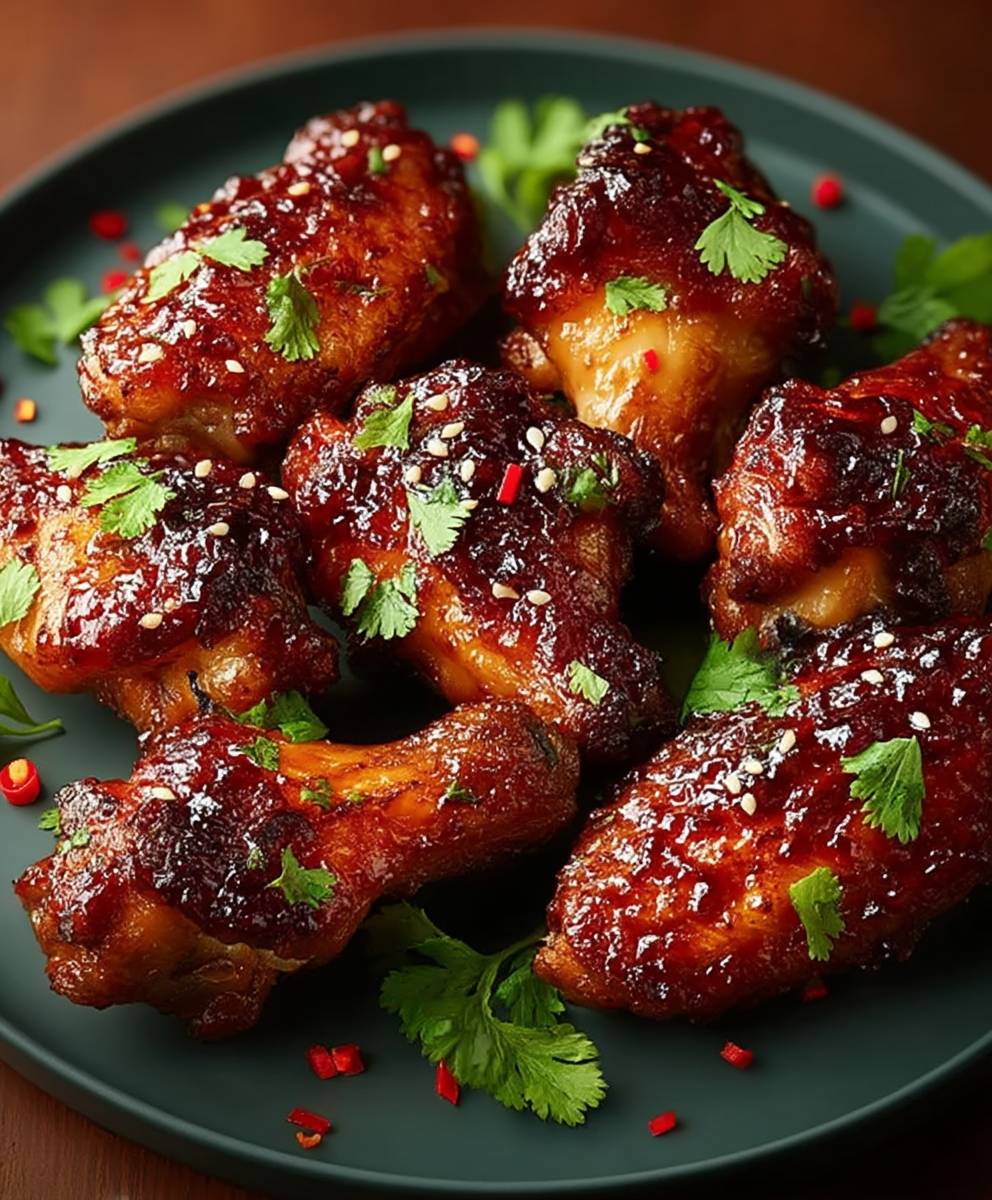Sweet Spicy Chicken Wings