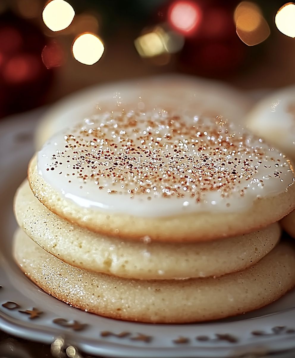 Eggnog Sugar Cookies