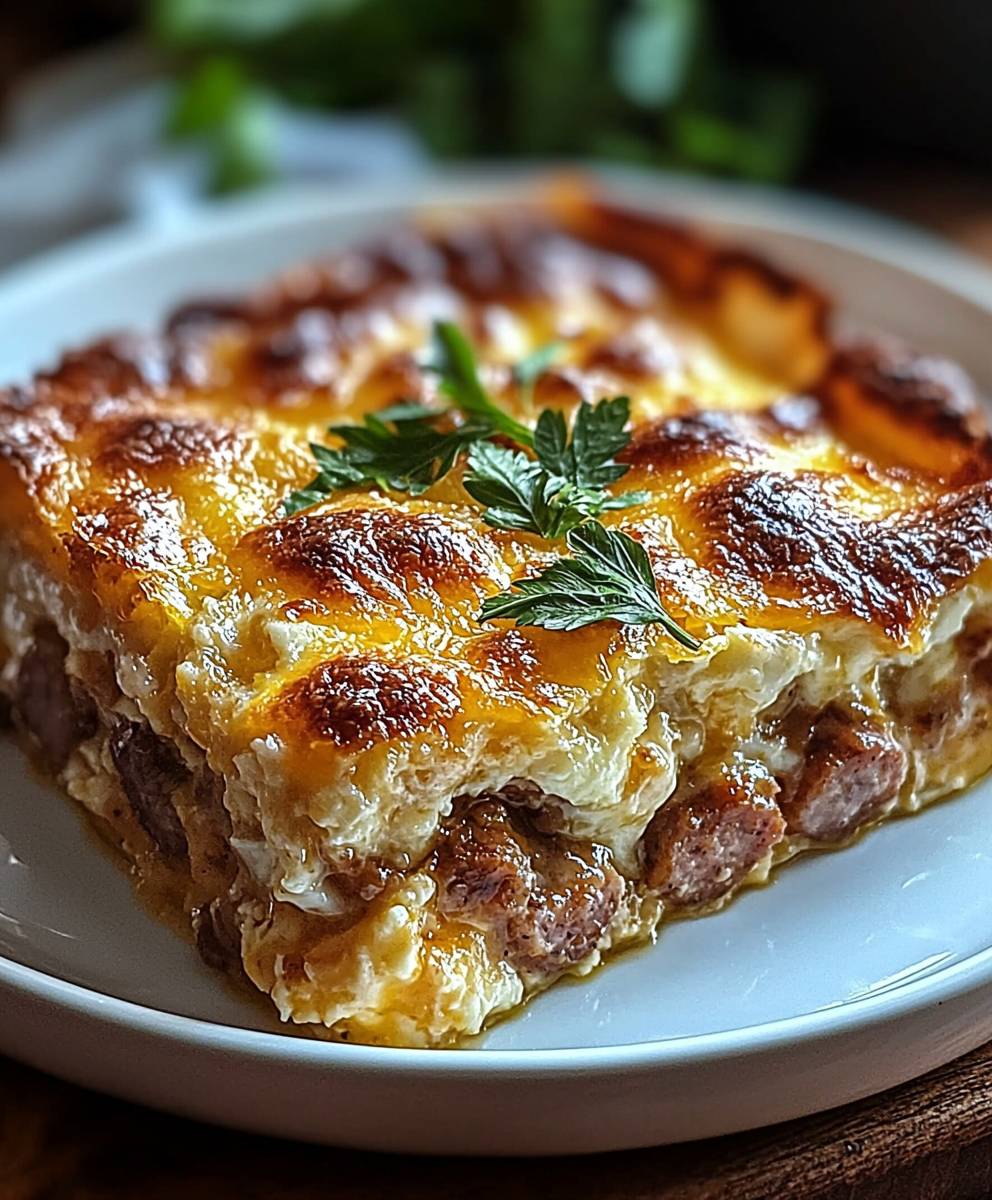 Sausage egg casserole