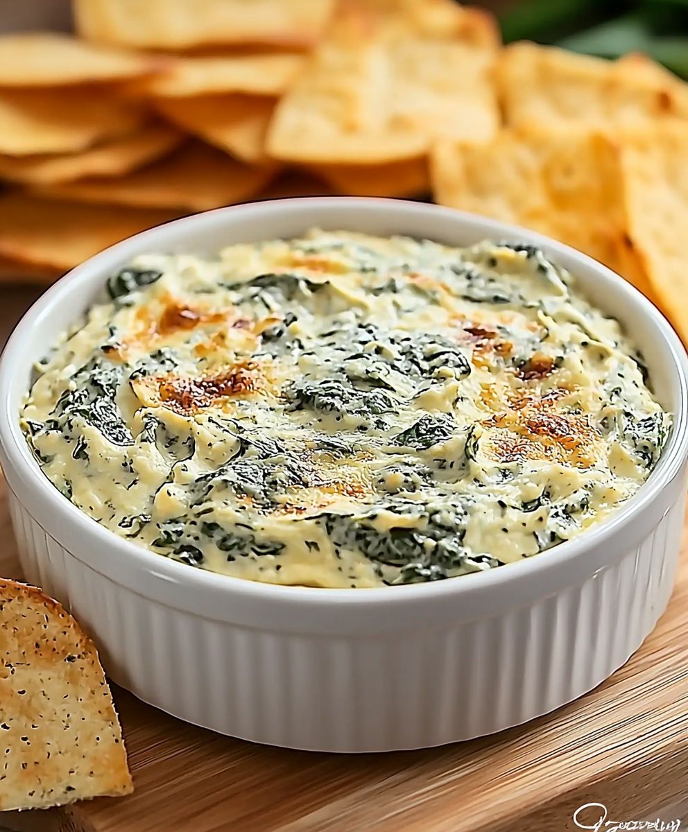 Air Fryer Spinach Dip