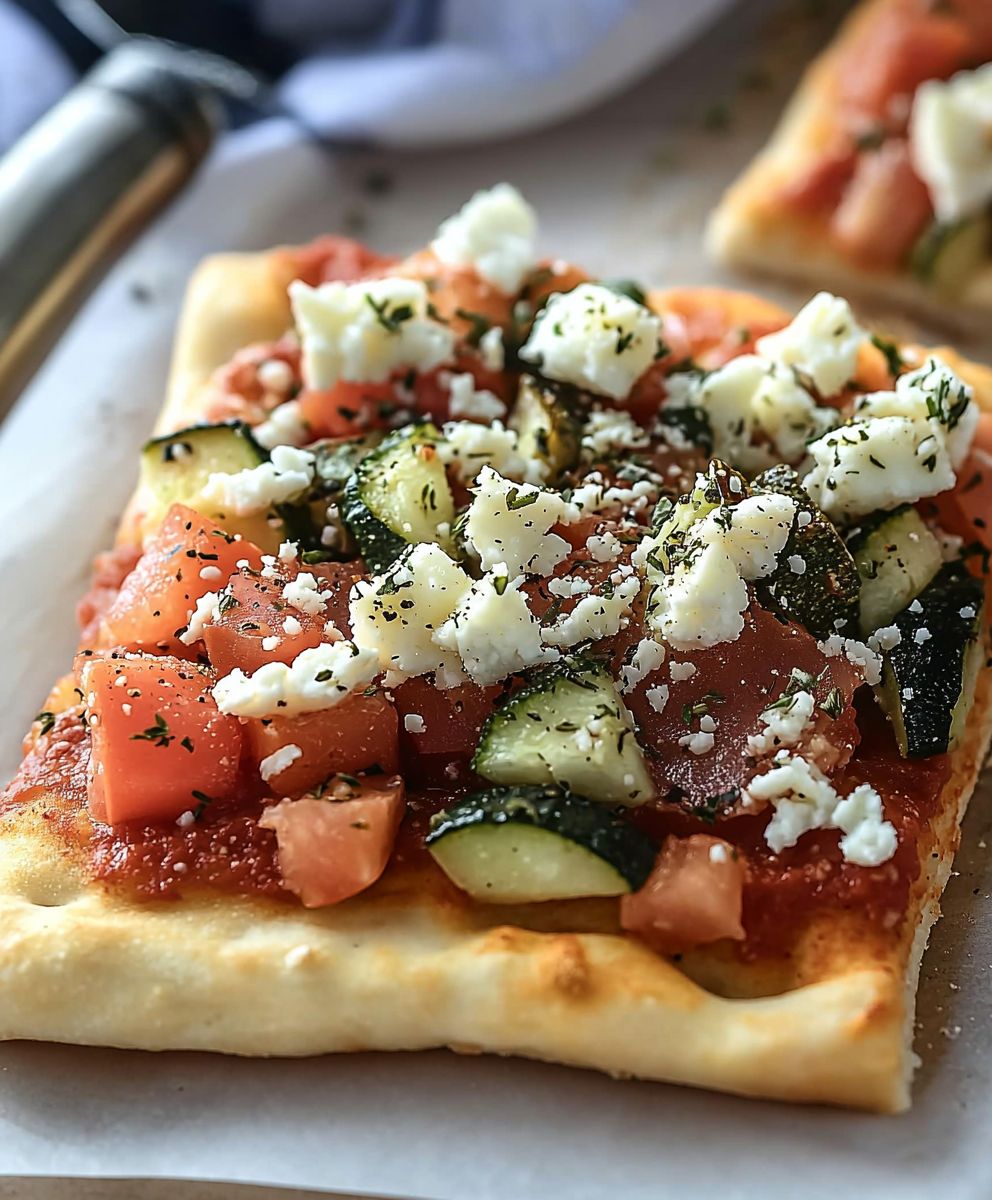 Greek Veggie Pizza