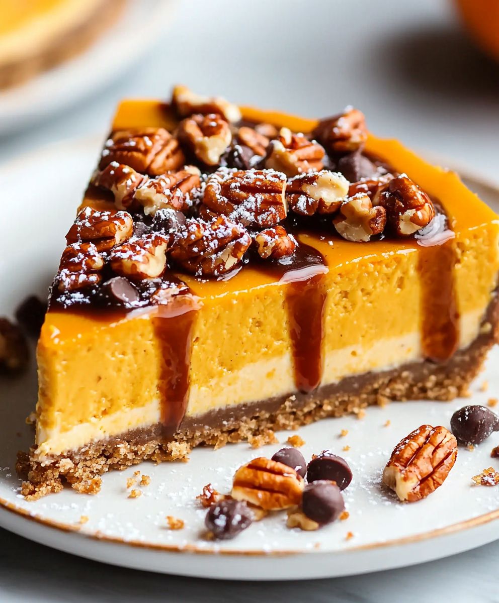 Pumpkin Turtle Cheesecake