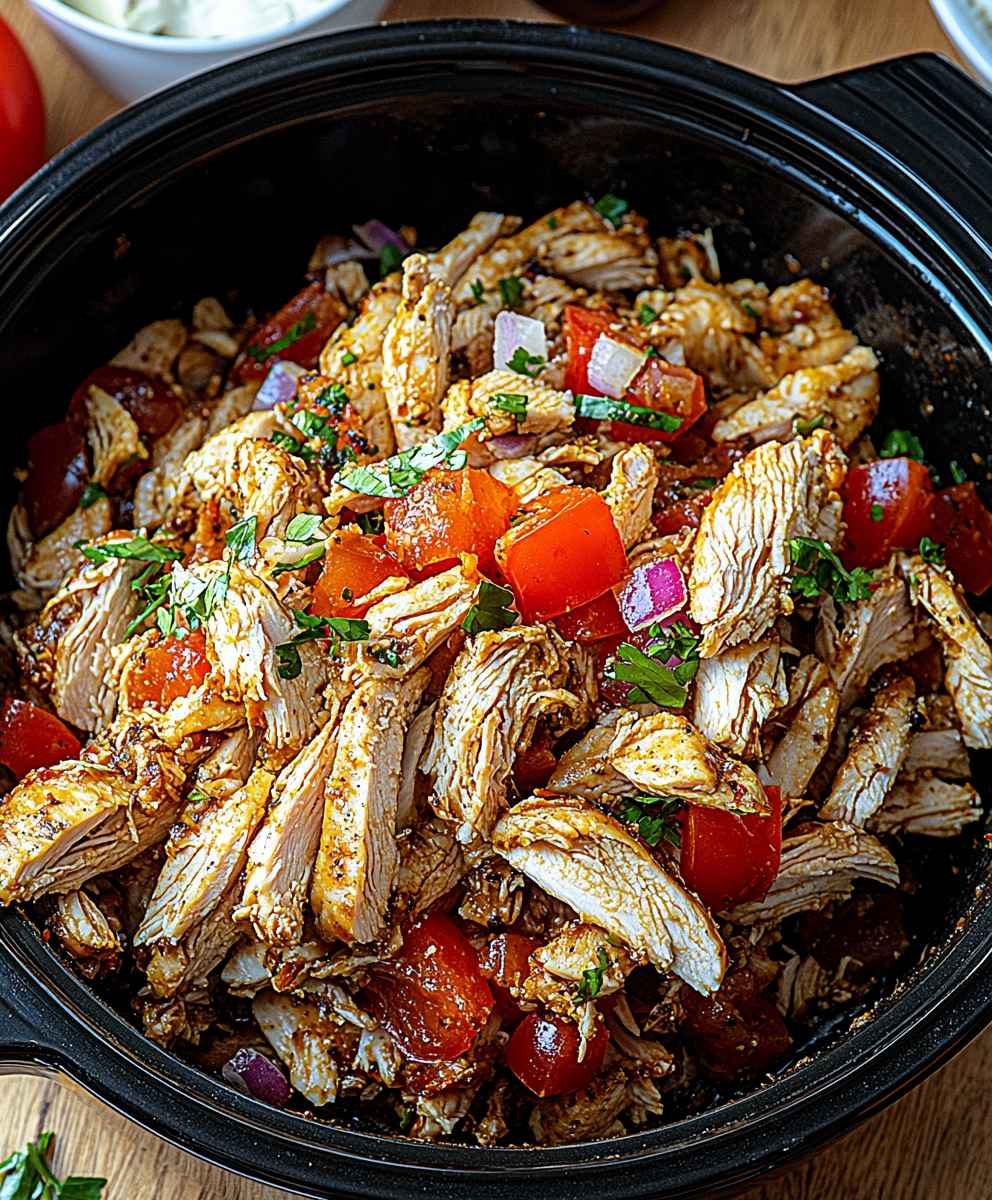 Chicken Shawarma Slow Cooker