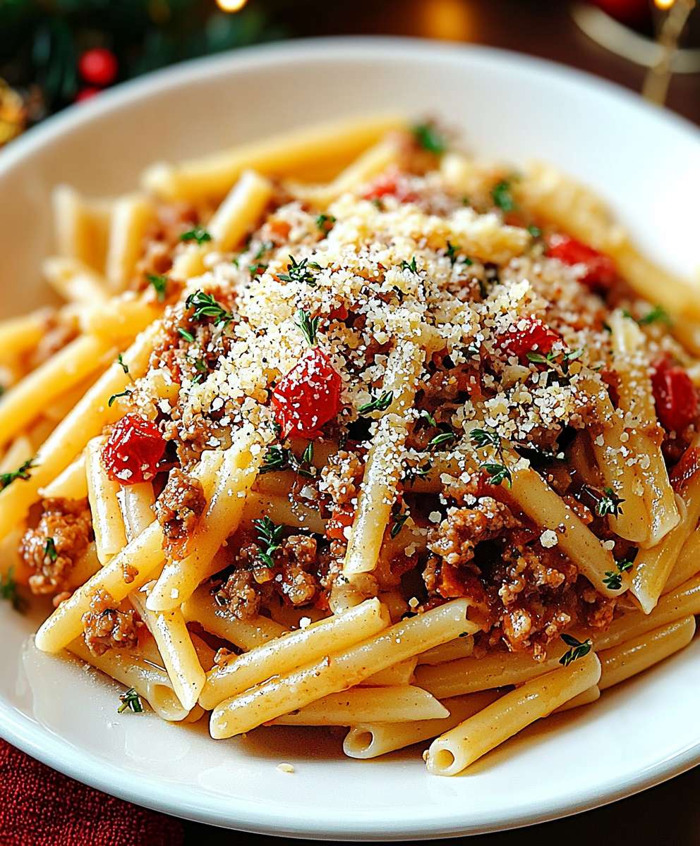 Christmas pasta
