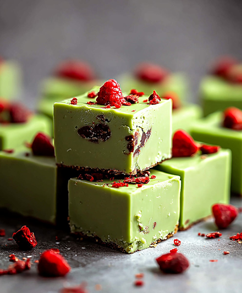 Grinch Christmas Fudge