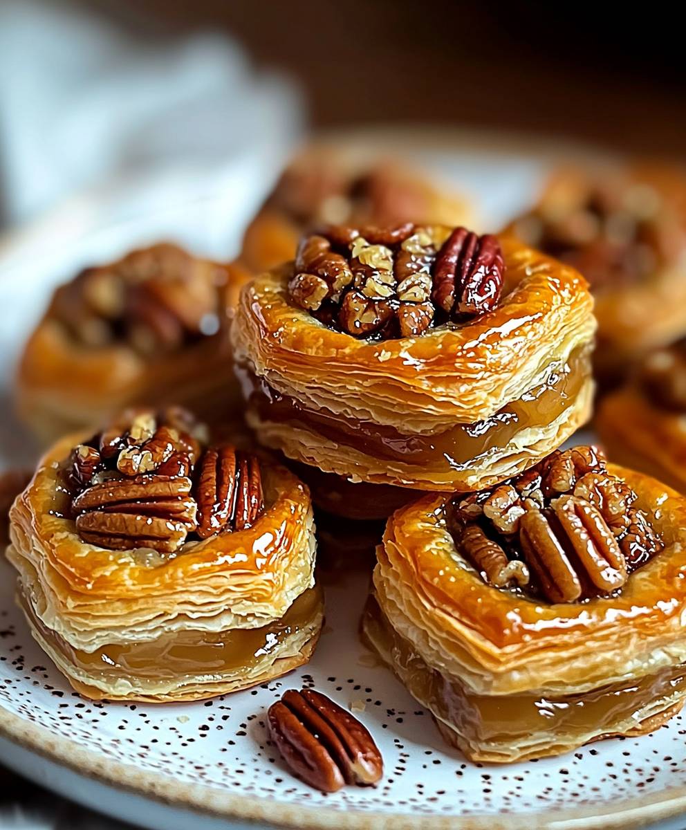 Puff Pastry Pecan Pie