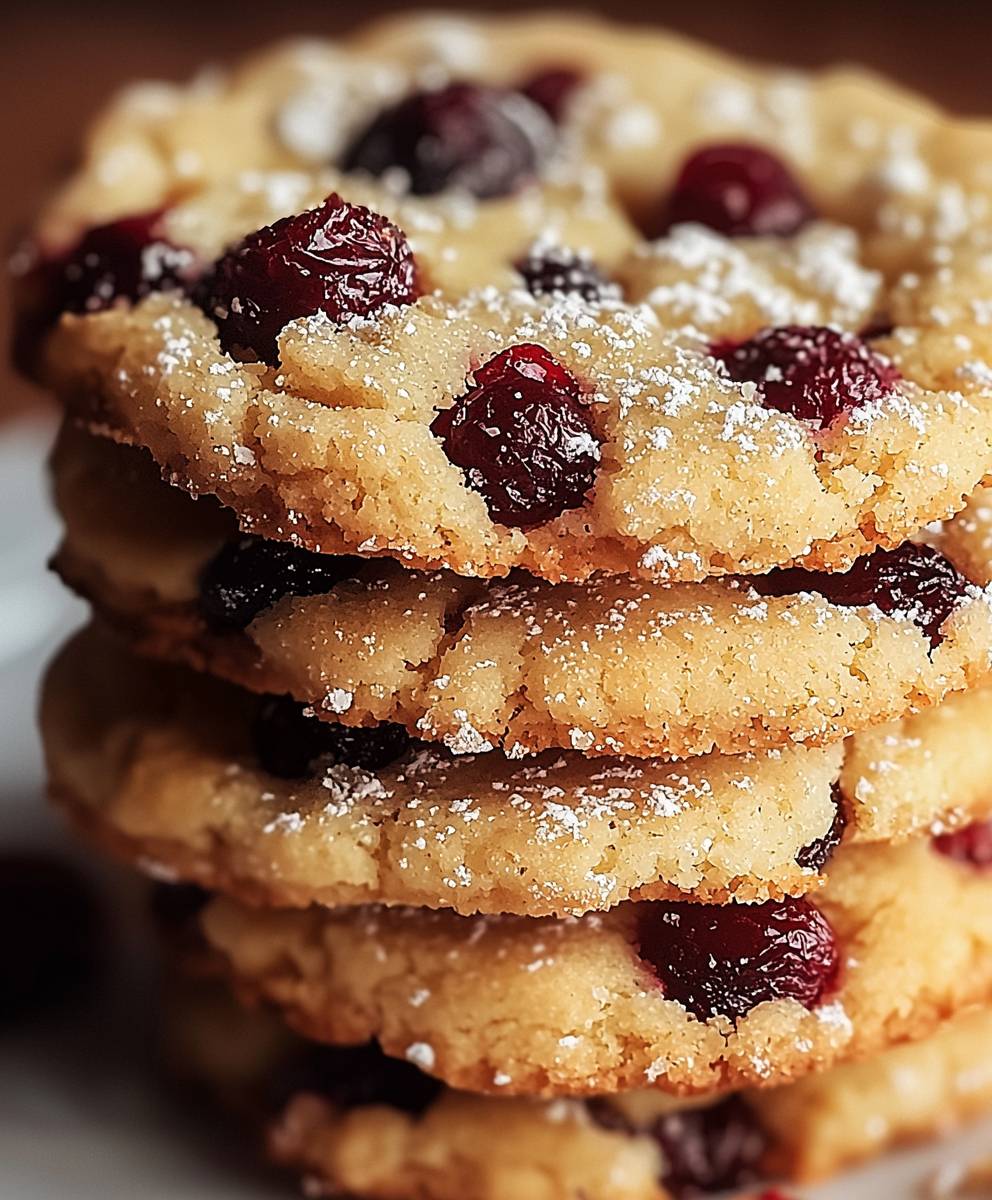Cranberry Orange Shortbread