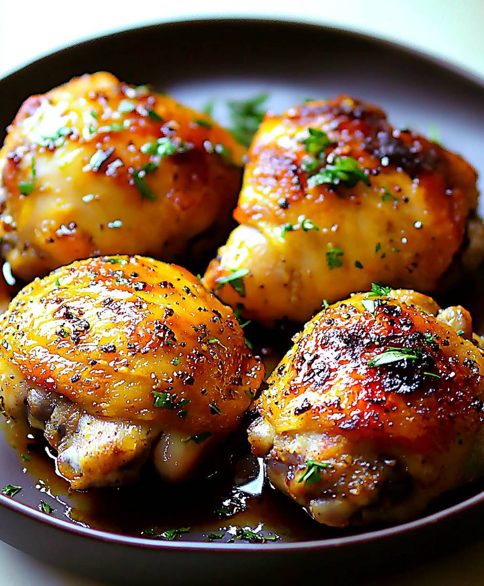 Baked Chicken Thighs