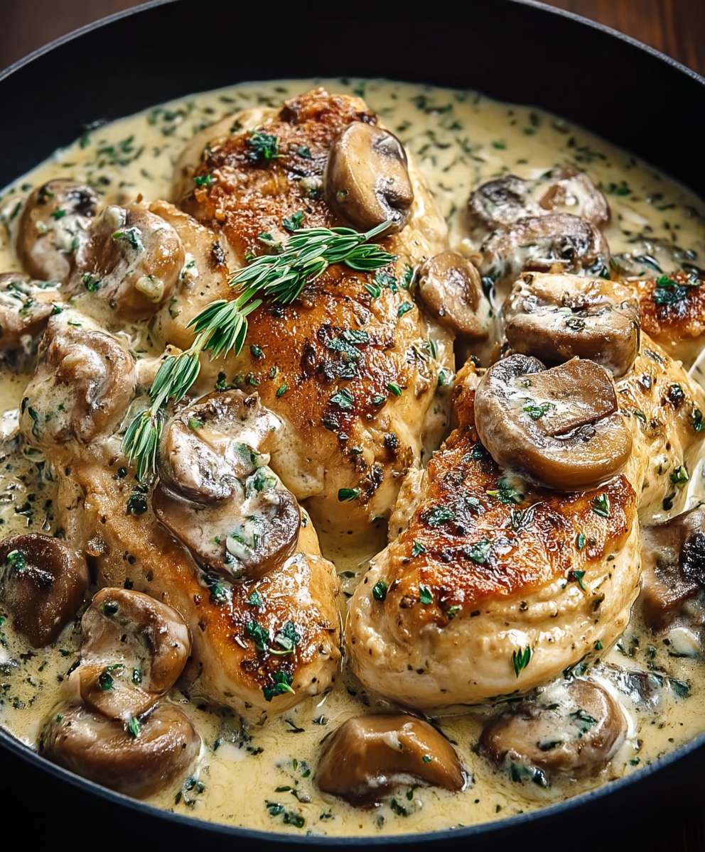 Herb Mushroom Chicken