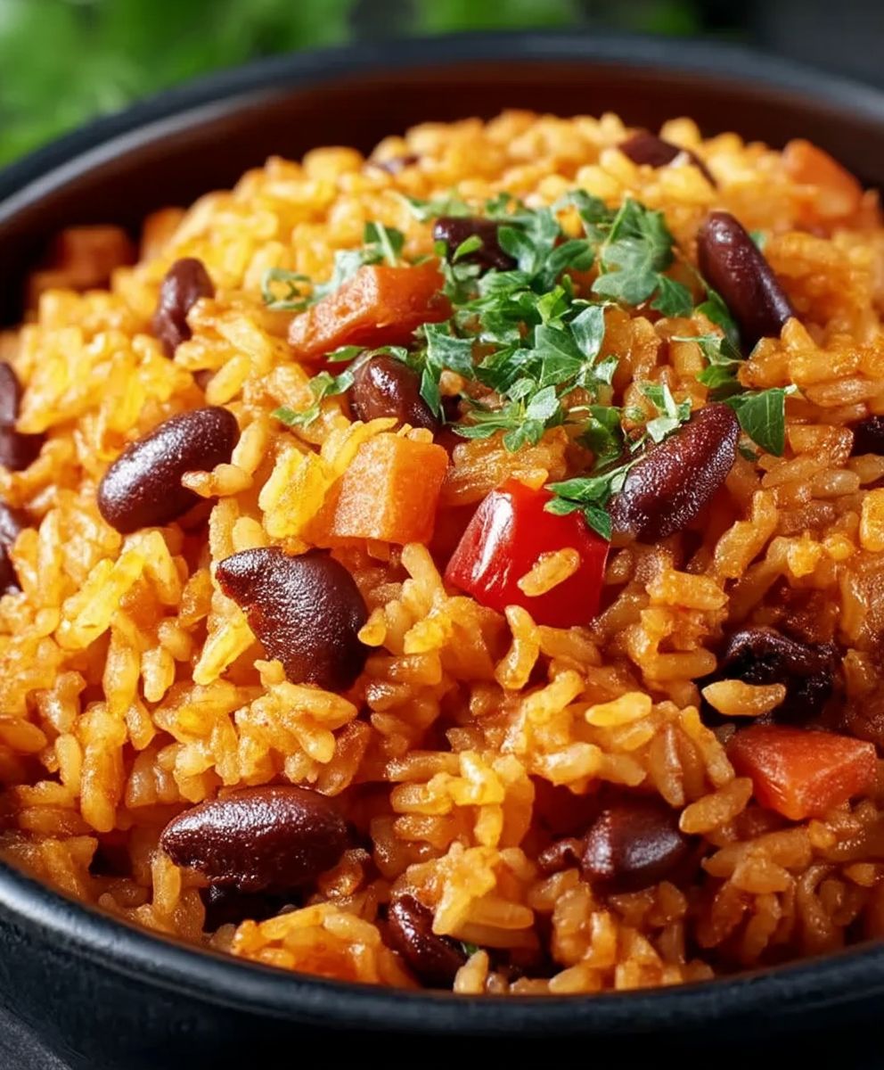 Spanish rice and beans