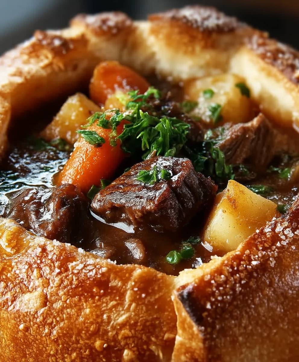 Beef Stew Bread Bowl