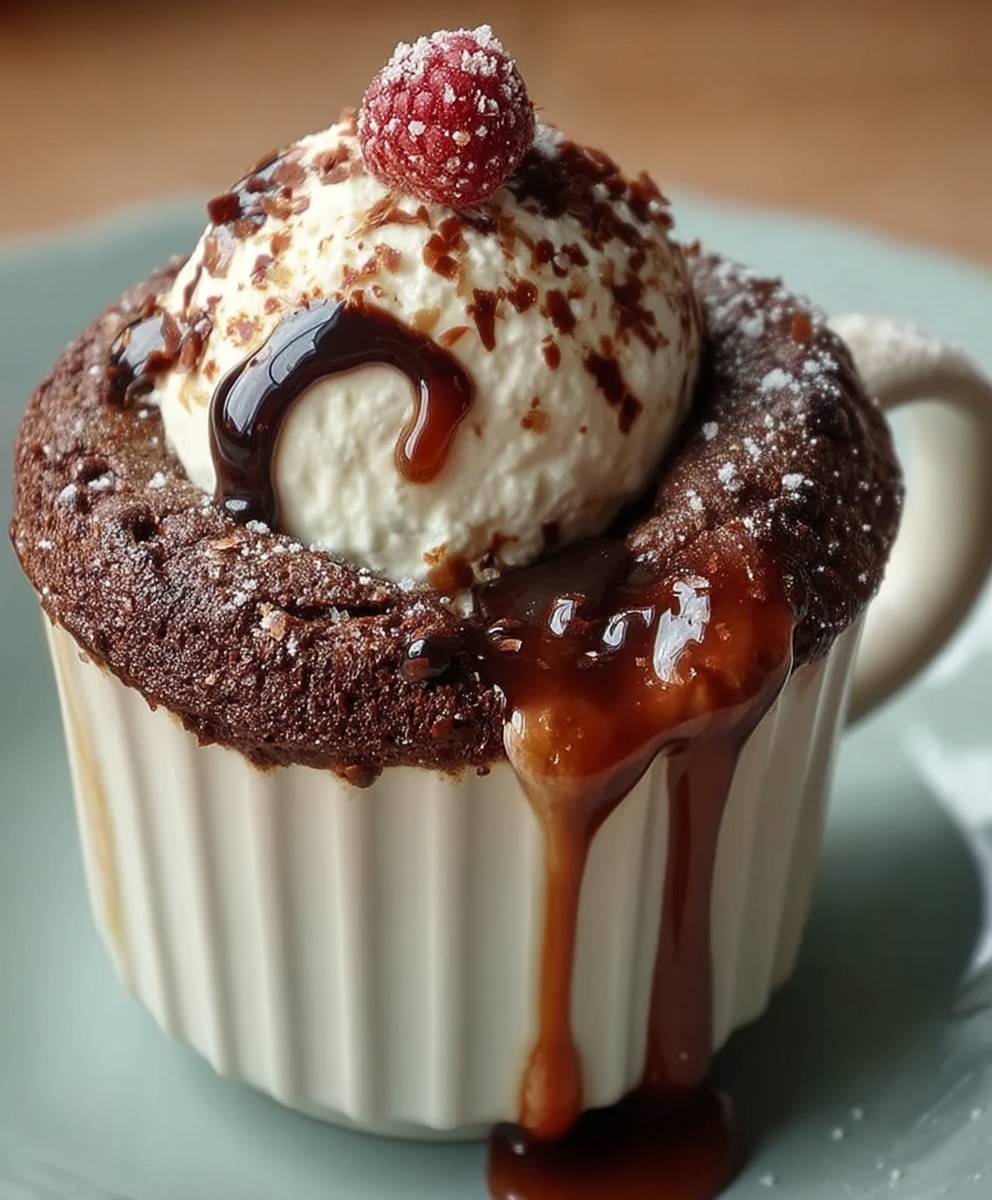 Microwave brownie cup