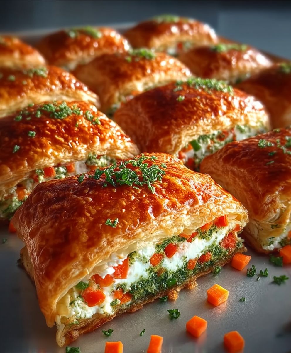Vegetarian crescent rolls