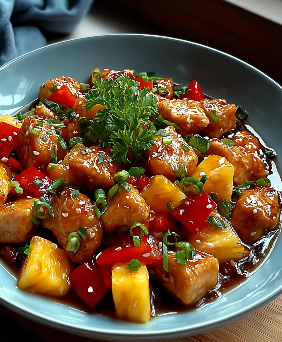 Sweet and sour chicken