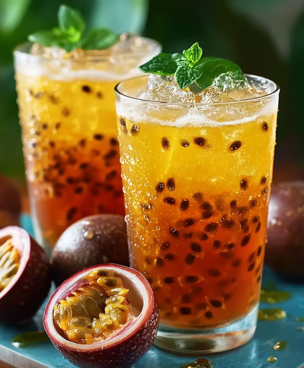 Passion Fruit Iced Tea
