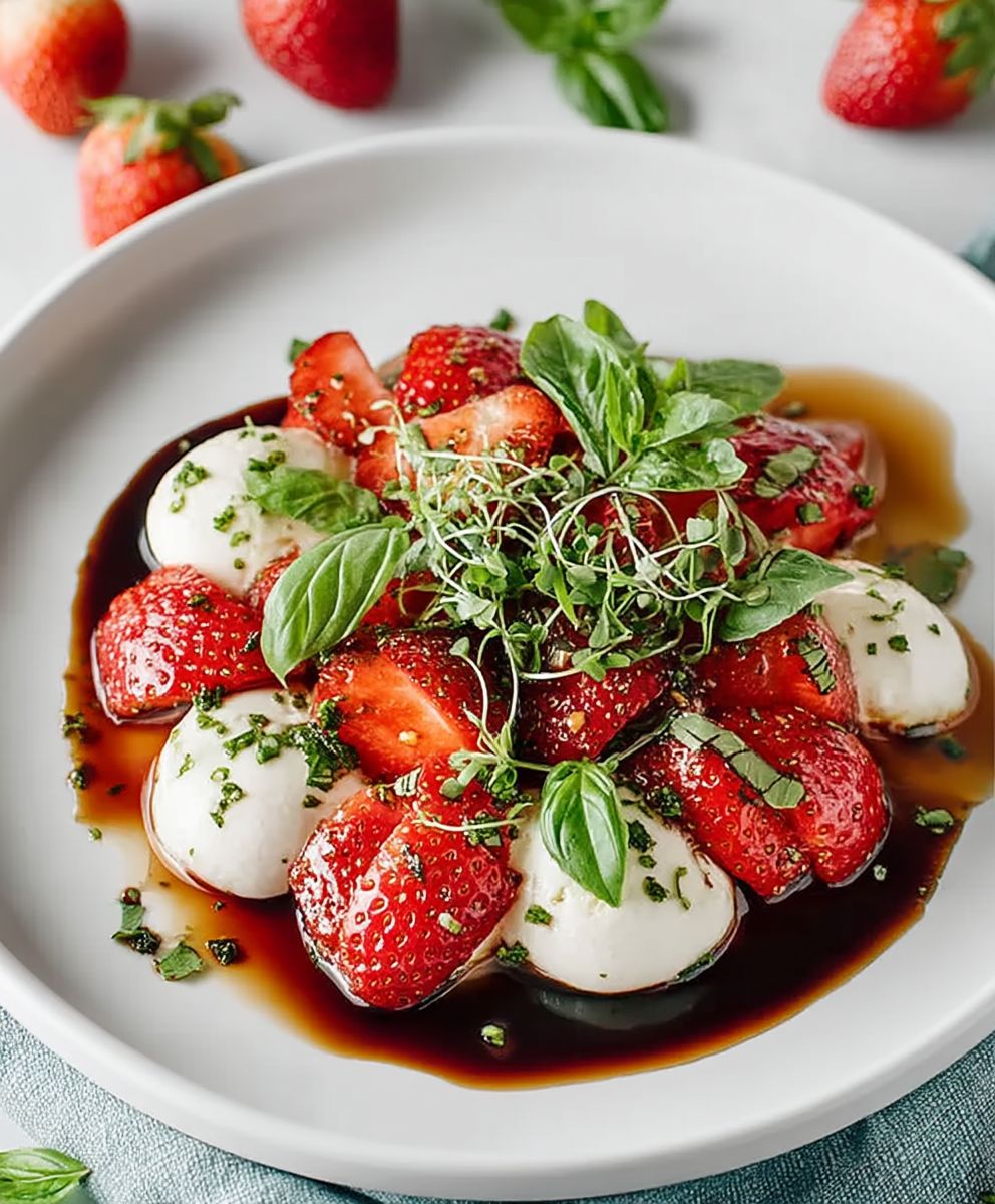 Strawberry Caprese Salad