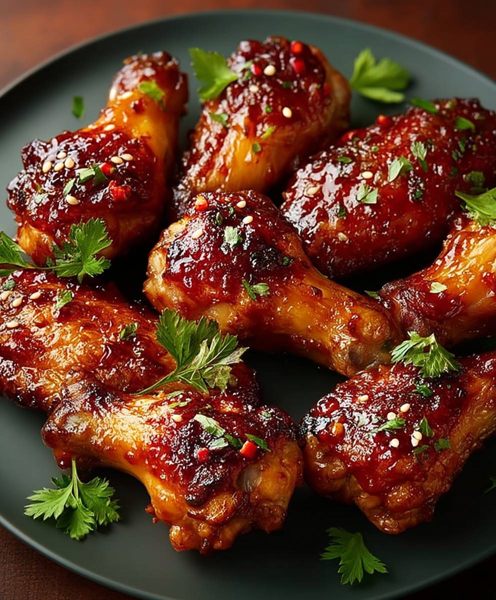 Sweet Spicy Chicken Wings