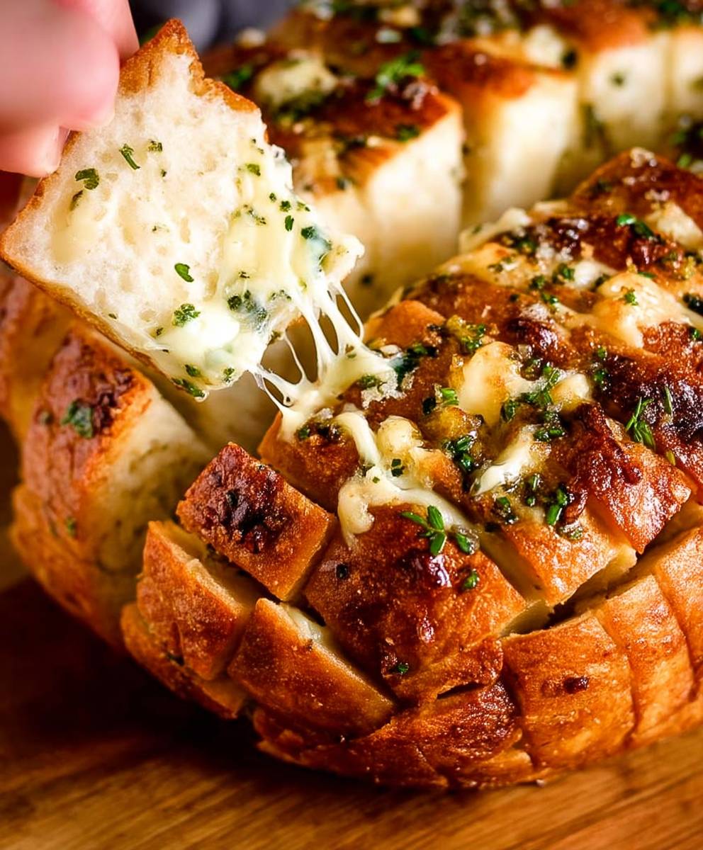 Cheesy Garlic Pull Apart Bread