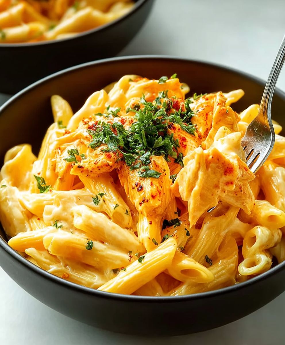 Buffalo chicken pasta