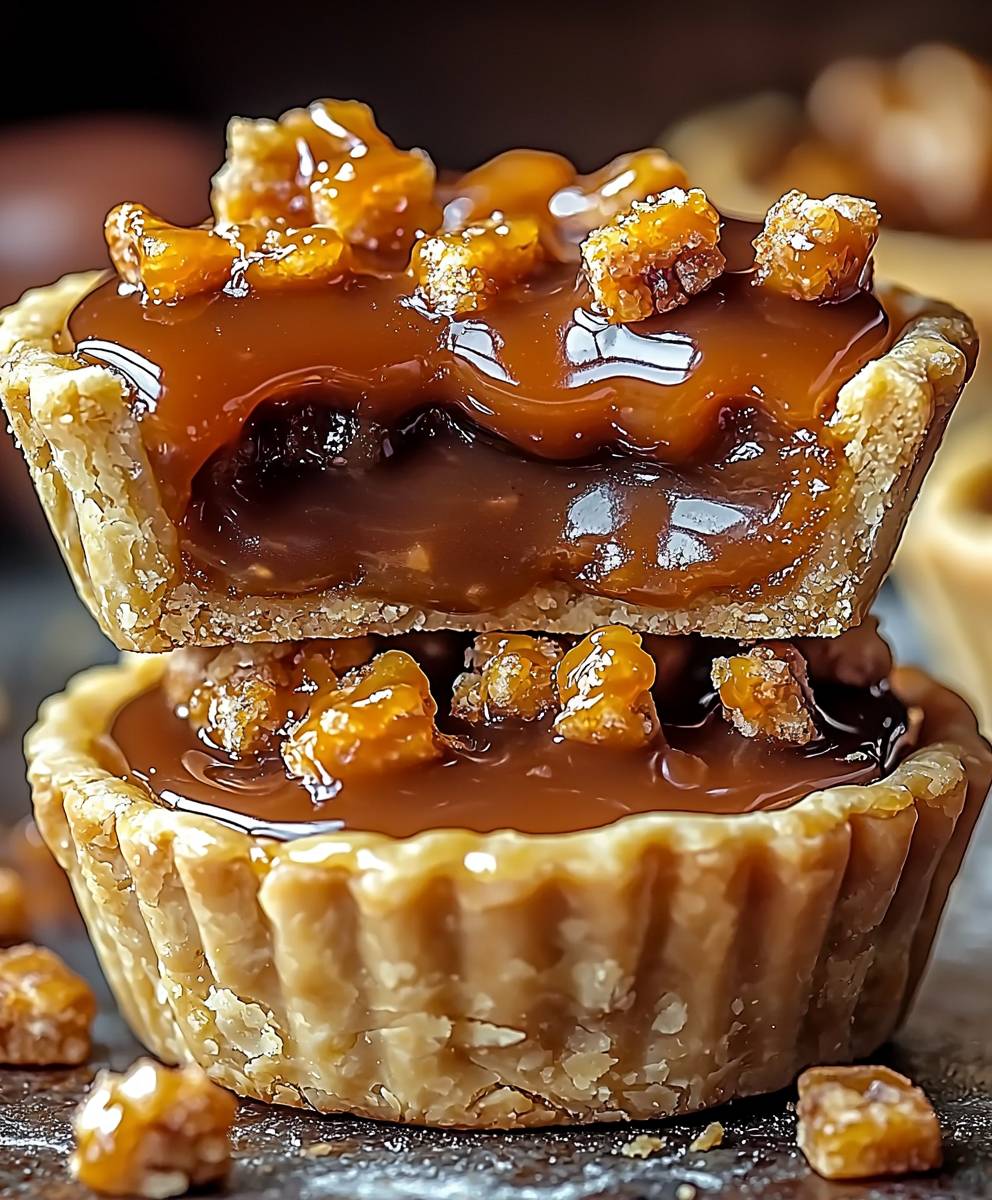 Butterfinger Caramel Mini Pies