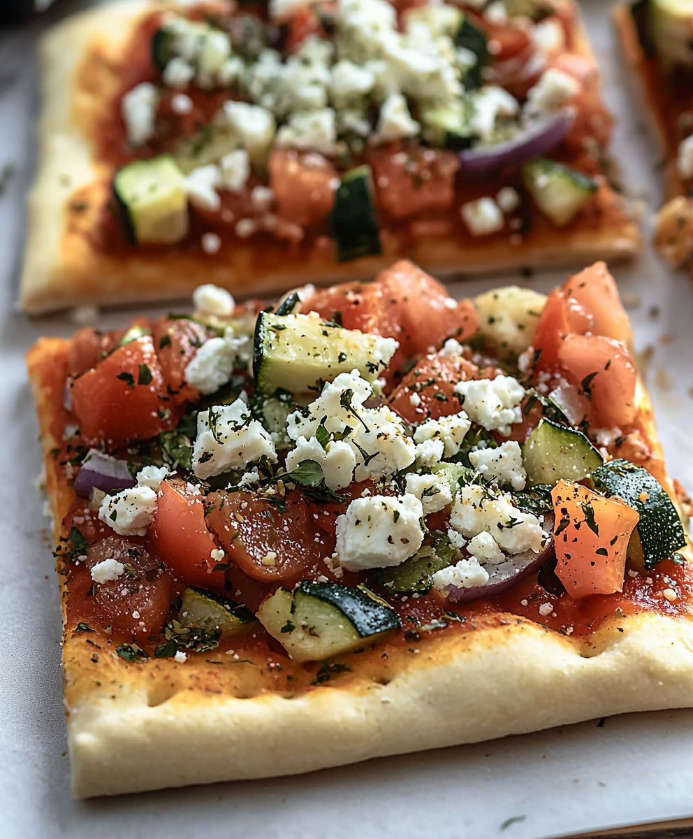 Greek Veggie Pizza