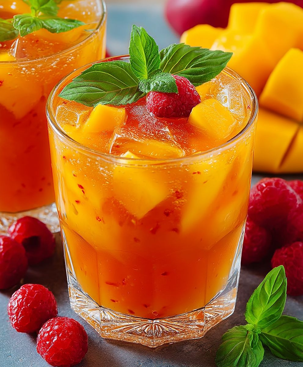 Mango iced tea