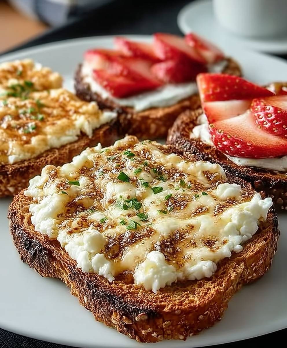 Cottage cheese toast