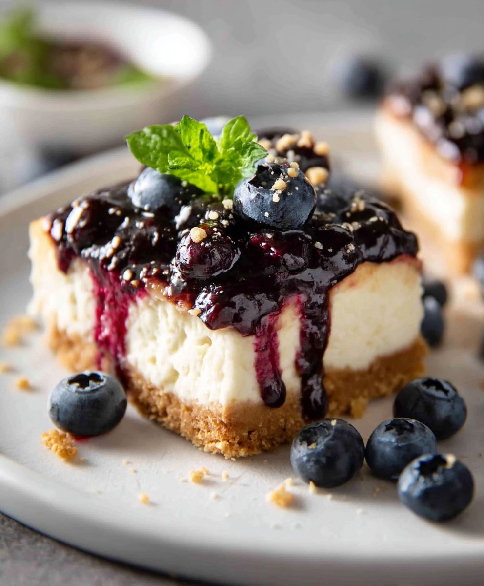 Blueberry Cheesecake Bars