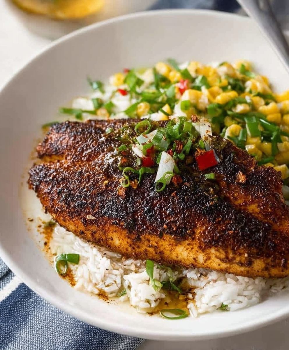 Cajun Blackened Fish