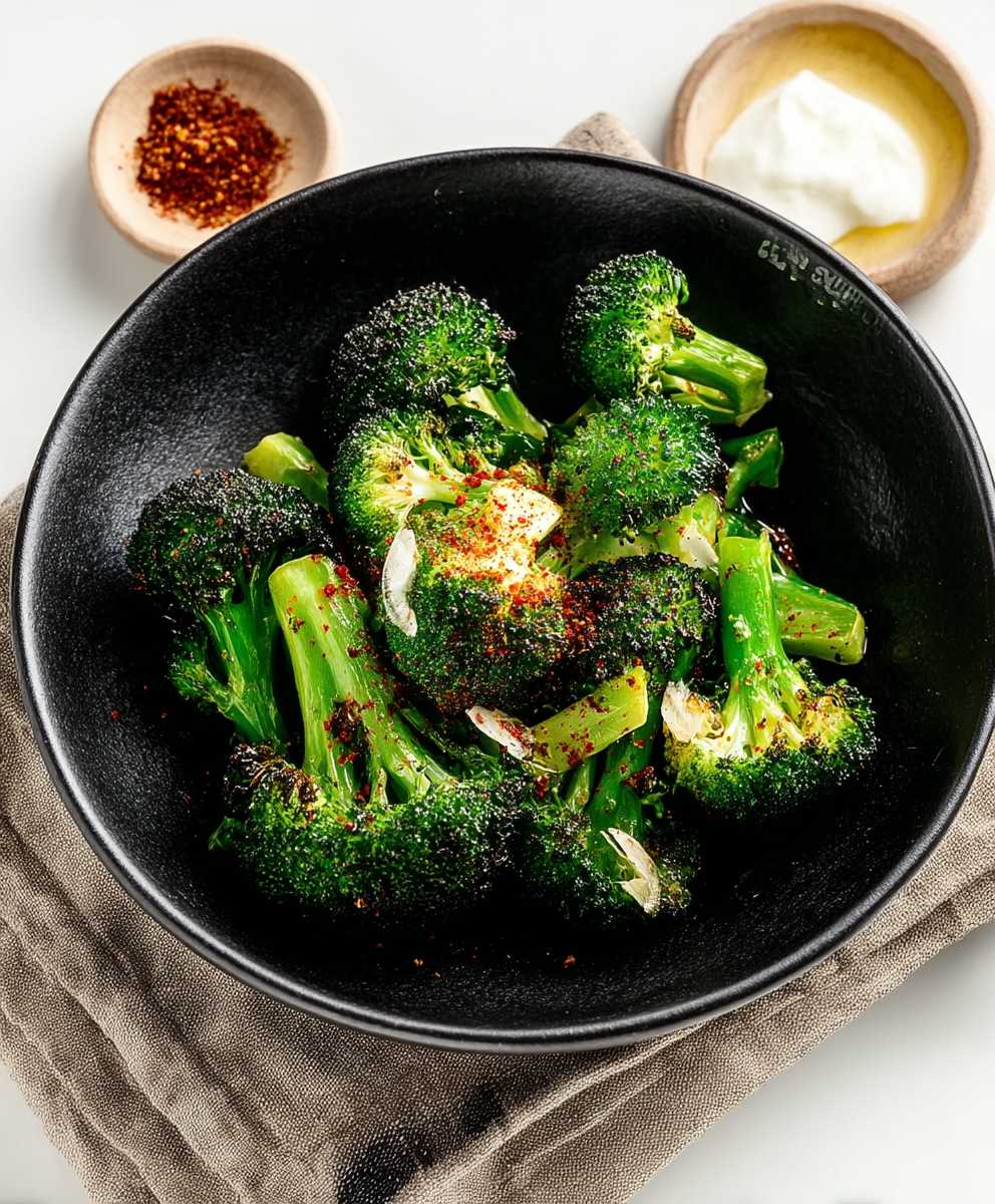 Air Fryer Roasted Broccoli