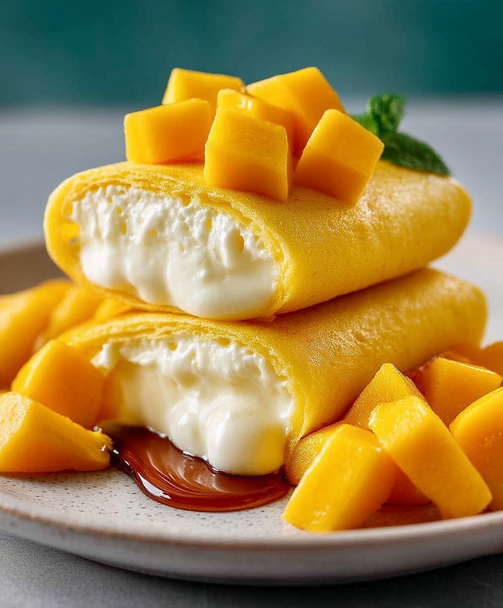 Mango pancakes