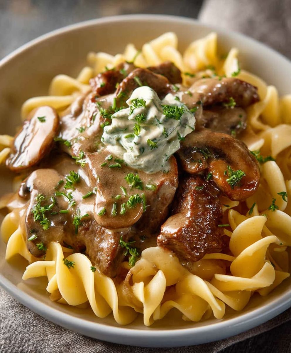 Beef Stroganoff