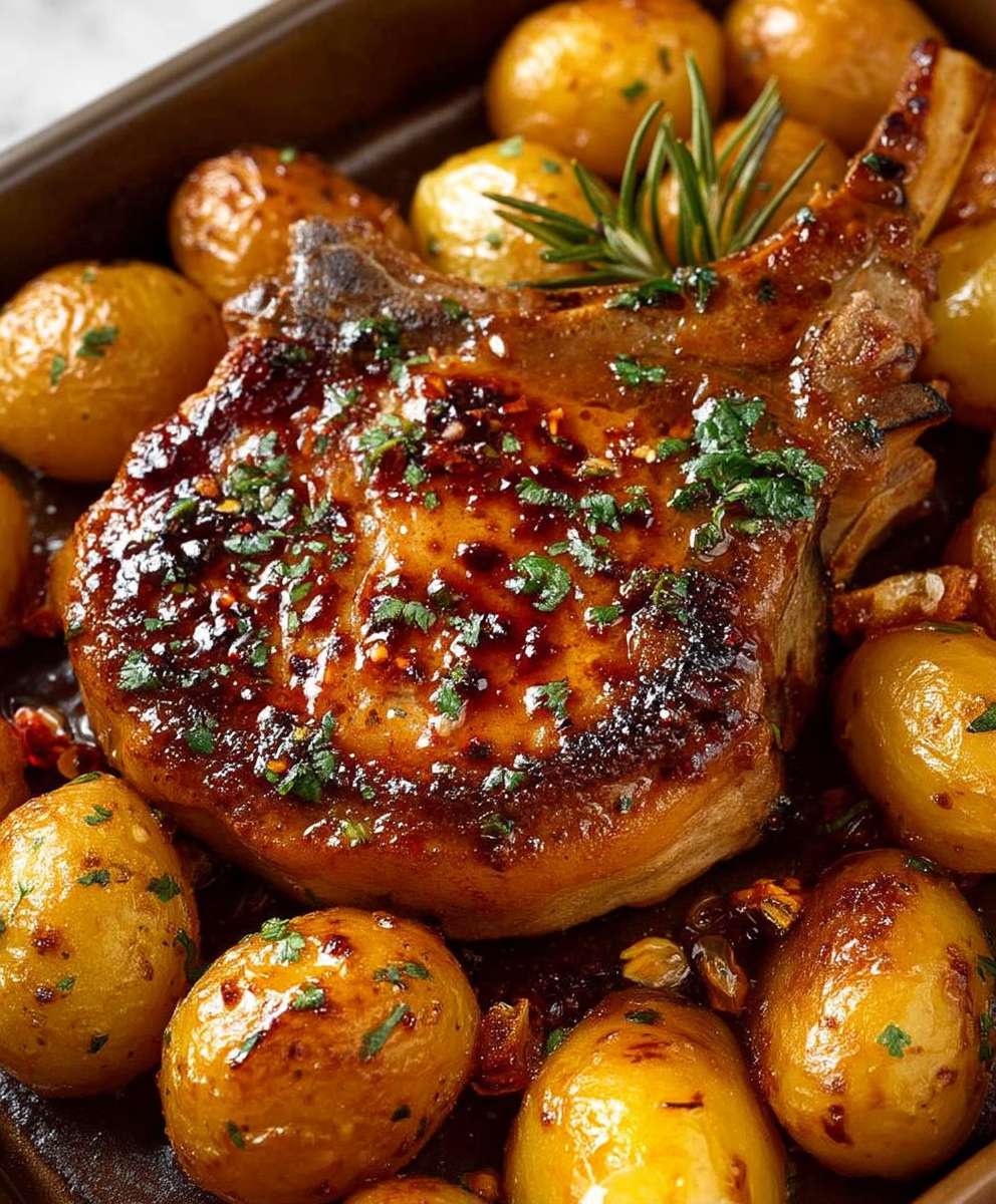 Baked Pork Chops Potatoes