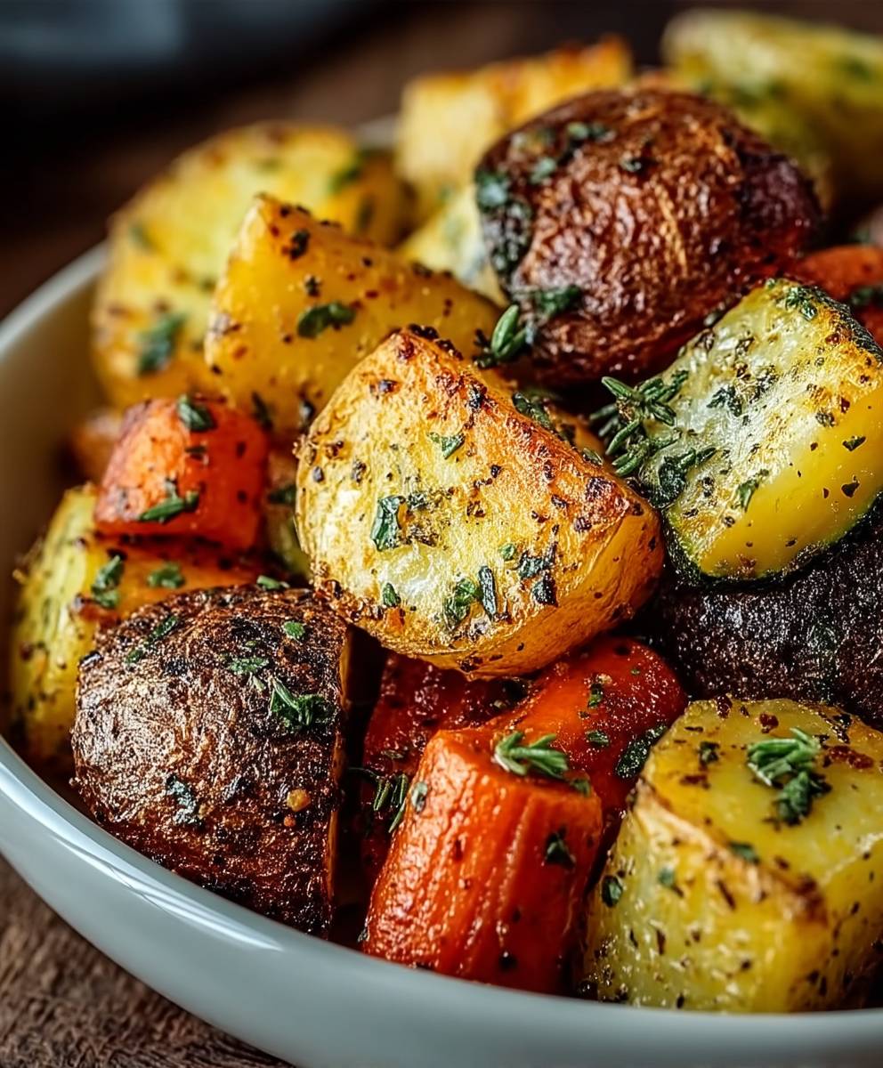 Garlic Herb Roasted Vegetables