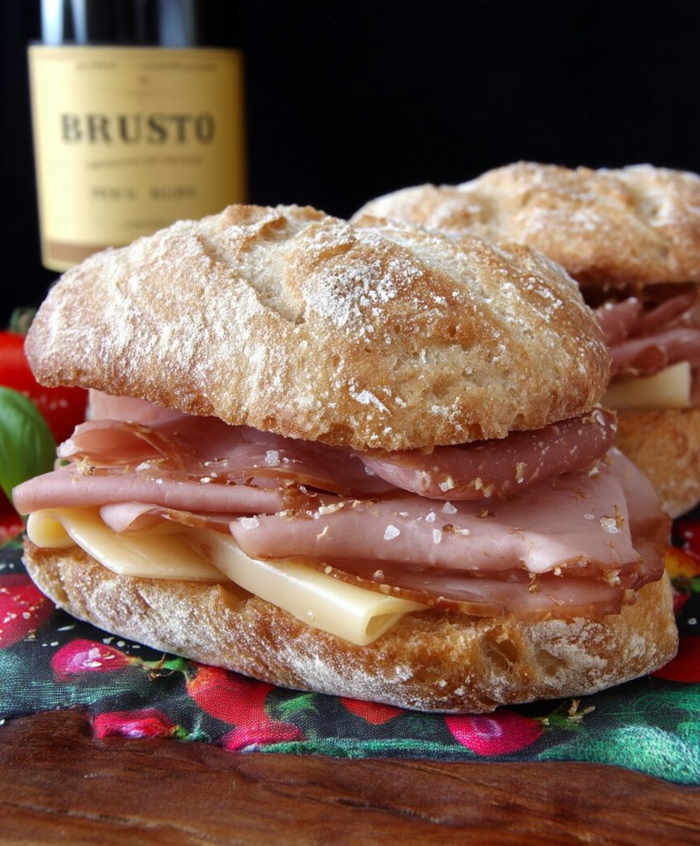 Mortadella sandwich
