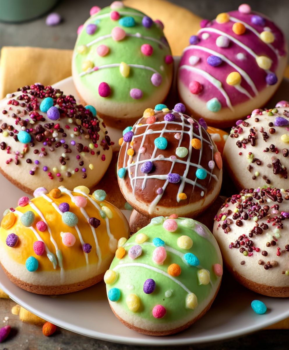 Easter egg cookies