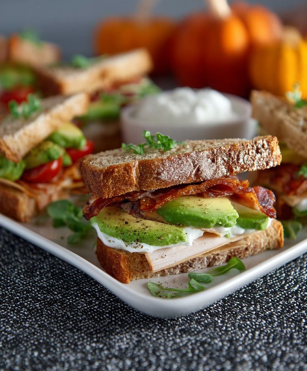 Turkey bacon avocado sandwich
