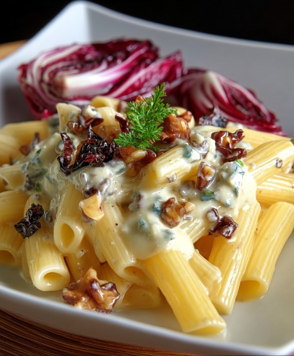 Gorgonzola Sauce Pasta Radicchio