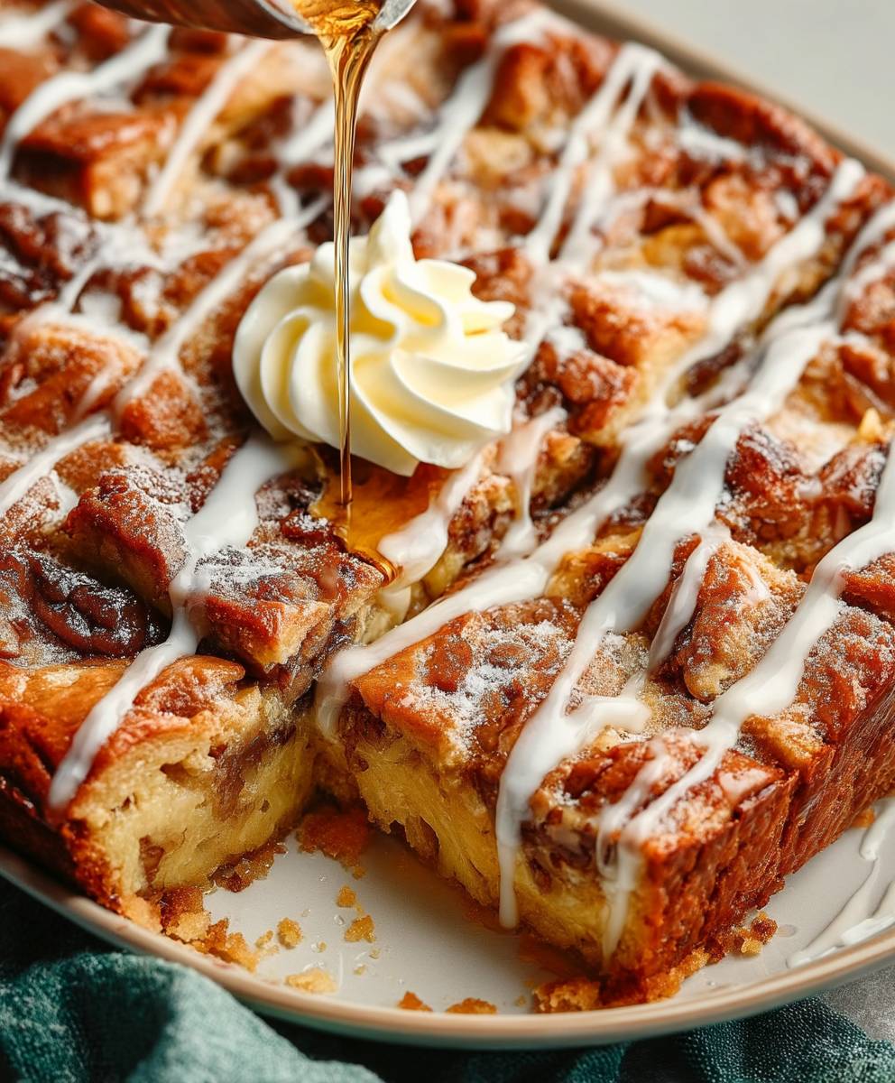 Cinnamon bread pudding