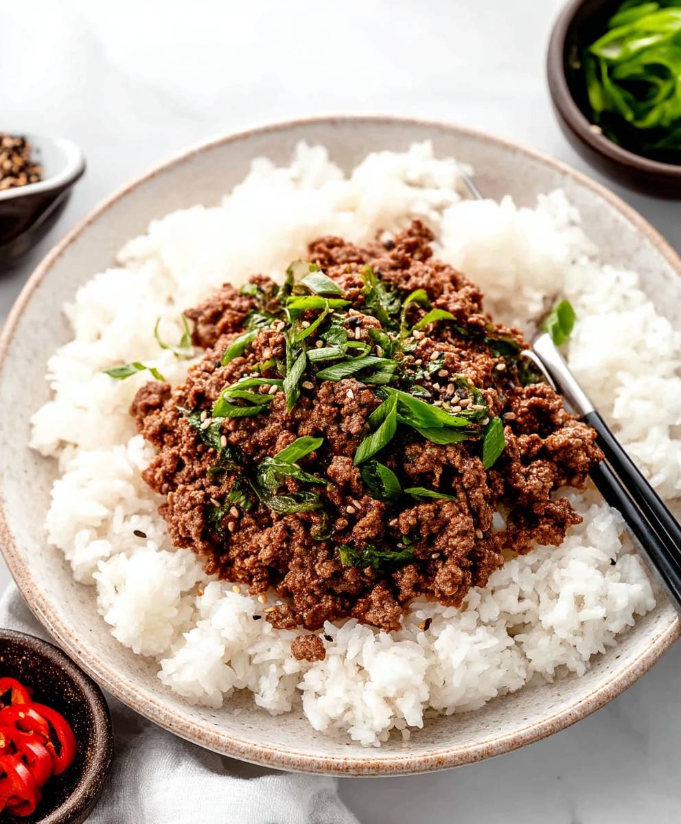 Korean ground beef