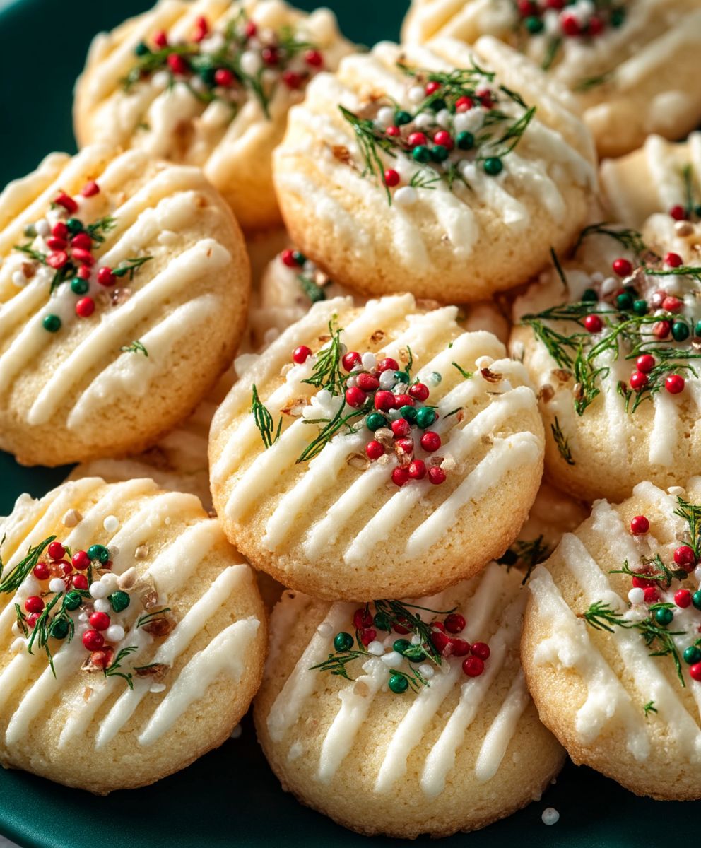 Whipped Shortbread Cookies