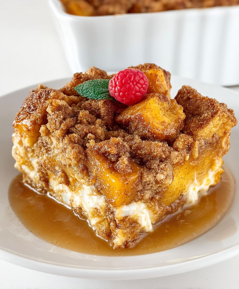 Eggnog French Toast Casserole